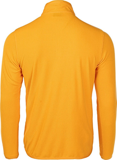 Bluzë fleece për burra Hi-Tec Damis II M, me zinxhir të shkurtër, material poliestër, portokalli