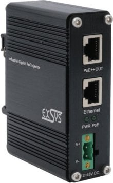 Injektor PoE EXSYS EX-60315, Gigabit, 90W, metalik