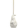 Stoli për pemë Saska Garden Christmas Ceramic Santa, qeramikë, 7.8 cm, i bardhë