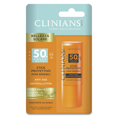 Shkop mbrojtës ndaj diellit Clinias SPF 50+ (Sun Stick Sensitive Areas), 12 ml