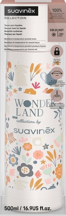 Термос за течности Suavinex Wonderland, 500 ml, nude