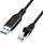 Kabllo rrjeti LogiLink CU0404, USB A në RJ45, 5m, Cat6 S FTP, e zezë