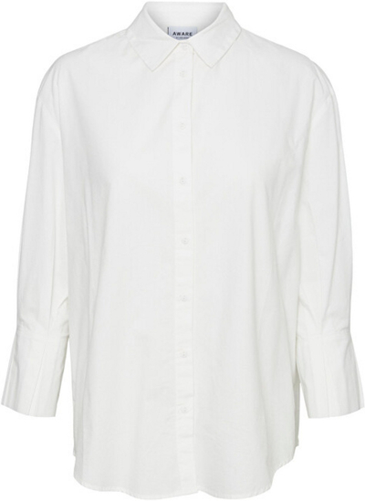 Këmishë Vero Moda VMRILEY Loose Fit, e bardhë