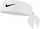 Shirit për kokë Nike Dri Fit 4.0, sportiv, me lidhje, i bardhë