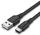 Kabllo USB në USB C Vention, 0.25m, 3A, e zezë