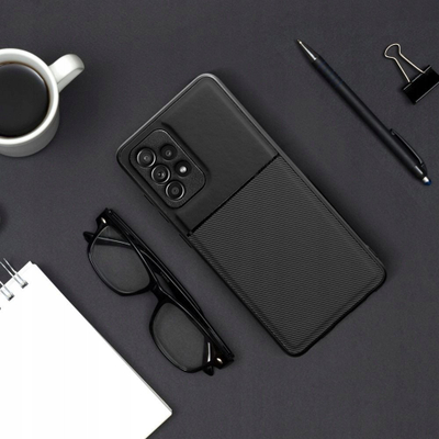 Футрола за телефон FRAME за Samsung Galaxy S25, TPU, зајакнати рамки, црна мат