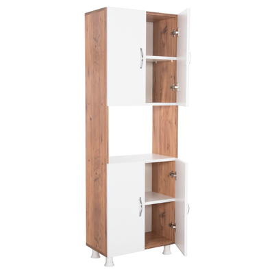 Mobilie kuzhine Rad 55,5x32x165Hcm (HM18196.04), bardhë