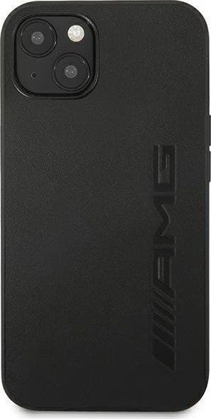 Futrollë telefoni Mercedes AMG Petronas F1 Team për iPhone 14 Plus 6.7", lëkurë, hardcase, e zezë