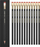 Set lapsa Moleskine Blackwing X M, Hard, 12 copë