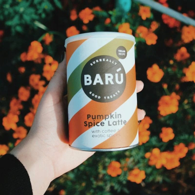Мешавина латe Barú Pumpkin Spice, прав, сладок, портокалов