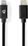 Kabllo karikimi Nedis CCGP39650BK10 Lightning USB C, 1m, 480 Mbps, e zezë