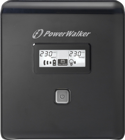 UPS PowerWalker VI 2200 LCD, 2200VA, me ekran LCD, ngjyrë e zezë