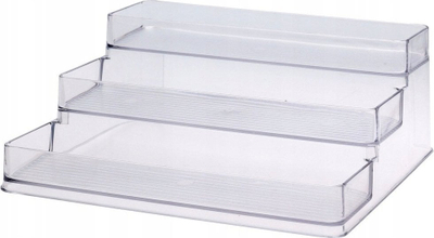 Organizues frigoriferi pa kapak, 3 nivele, 26x23x10cm, transparent