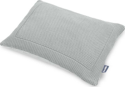 Set krevat për kalamaj Sensillo Knitted Crib me muslin, 2 pjesë, gri