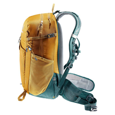 Çantë shpine Deuter Trail 25, 25L, me sistem Aircontact, ngjyra Almond Deepsea