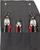 Gërshërë llamarine Bessey MULTISNIP Master D51A, 18 cm, për llamarinë 1 mm, shumëngjyrëshe