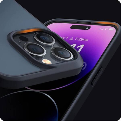 Mbrojtëse telefoni Tech-Protect Magmat për iPhone 15 Pro Max, mat, e zezë