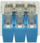 Terminal elektrik 3P Quick Clamp, 10 copë, plastike, gri