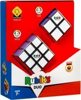 Set lodër Spin Master Rubiks Cube, 3x3, 2x2, shumëngjyrësh