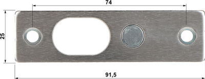 Bullë elektromagnetike ATLO EBL-200N, 12/24V DC, reversible, metalik