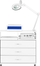 Njësi podiatrie Activeshop Y-200 Set Max, profesionale, ergonomike, e bardhë