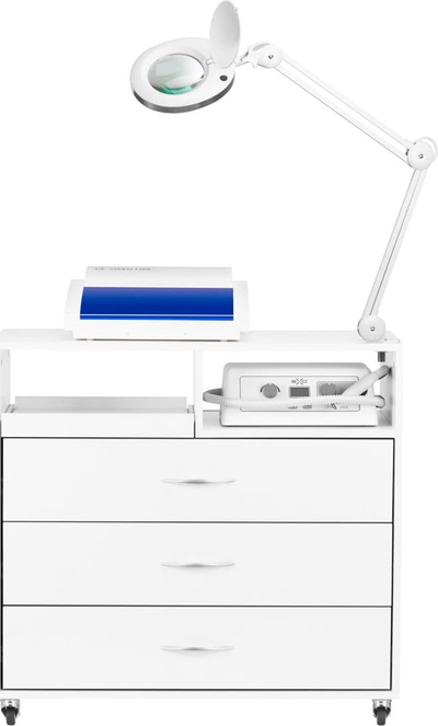 Njësi podiatrie Activeshop Y-200 Set Max, profesionale, ergonomike, e bardhë
