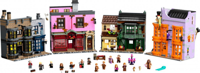 Set LEGO Harry Potter Diagon Alley, model për koleksion, me shumë copa, shumëngjyrësh