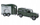 Set lodër Kids Globe Land Rover me rimorkio kuajsh, shkallë 1:24, jeshile
