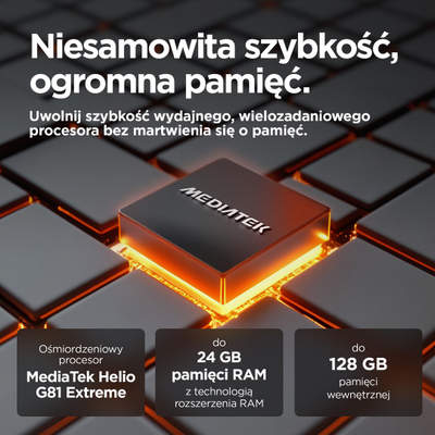 Мобилен телефон Моторола Мото G15 Пауер, 8GB RAM, 128GB, сив