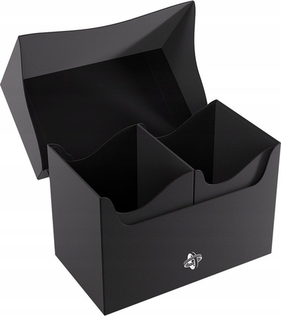 Kuti letrash Gamegenic Double Deck Holder 200+ XL, për 2 deck, ngjyrë e zezë