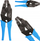 Këmbalidhëse krimpimi HöGERT HT1P203, për terminale KOAX, 1.0-4.5 mm², blu