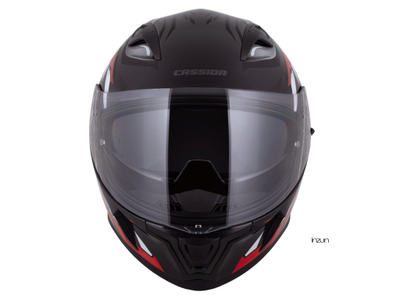Kaskë moto CASSIDA Orbit StriX 2026, integrale, me vizor dielli, e kuqe, gri, bardhë edhe e zezë