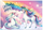 Bllok tavoline Derform Unicorn Glue Pad 16, dy anësh, karton i qëndrueshëm, shumëngjyrësh