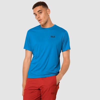 Bluzë për meshkuj Jack Wolfskin Tech T M, madhësia XXL, e kaltër