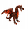 Lodër pelushi Red Dragon, dragua 65cm, set 20 copë, i kuq