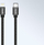 Kabllo USB C në Lightning Budi, 3m, Power Delivery 20W, e zezë