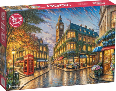 Puzzle CherryPazzi Timeless London, 2000 pjesë, shumëngjyrësh