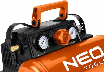Kompresor me bateri Neo 04-620, 3.8L, 8 bar, portokalli