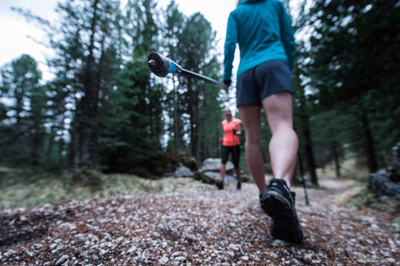 Shkop Nordic Walking Leki LE KIJ NW Smart Flash 100 cm, karboni, blu gri