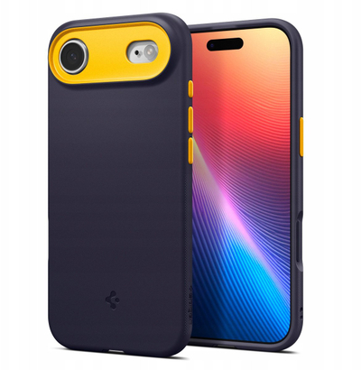 Kapak telefoni Spigen Caseology Nano Pop MagSafe për iPhone 17 Air / iPhone 17 Pro, gomine, blu navy