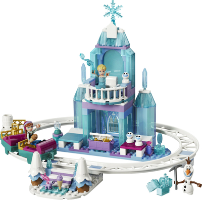 Lodër ndërtimi LEGO Disney 43281 Elsa's Ice Castle, 216 pjesë, Frozen, shumëngjyrëshe