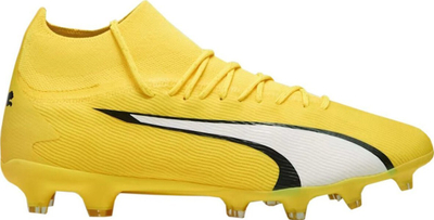 Këpucë futbolli Puma Ultra Pro FG AG M 107422 04, GripControl Pro, për fusha me bar dhe artificiale, të verdha