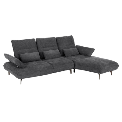Divan këndor Convert HM3268.03R, 283x188 cm, stof, gri