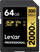 Kartë e memories Lexar Professional 2000x SDXC (LSD2000064G-BNNNG), 64 GB, 10 UHS-II/U3 V90