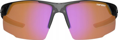 Syze sportive Tifosi Optics Centus, xhama AC Red, skelet Crystal Smoke, gri transparente