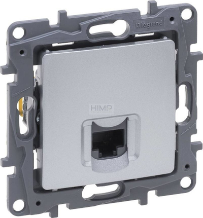 Prizë rrjeti Legrand Niloe Selection RJ45, Cat.5 UTP, alumini