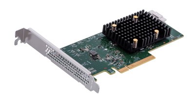 Kontroller SAS Broadcom HBA 9500-8i, PCIe, NVMe, i gjelbër
