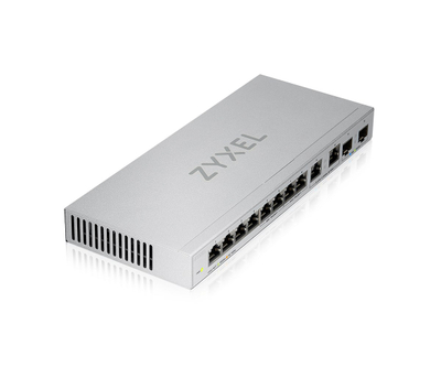 Switch rrjeti Zyxel XGS1010-12, 12 porta Gigabit, i pa-menaxhuar, gri