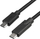 Kabllo USB Akyga AK-USB-16, USB Micro-B me USB-C, 1.0 m, e zezë