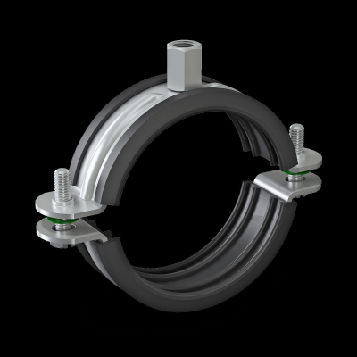 Kapëse tubi Niczuk Thale UPGD 2 1/2", për tuba 72–78 mm, e zezë